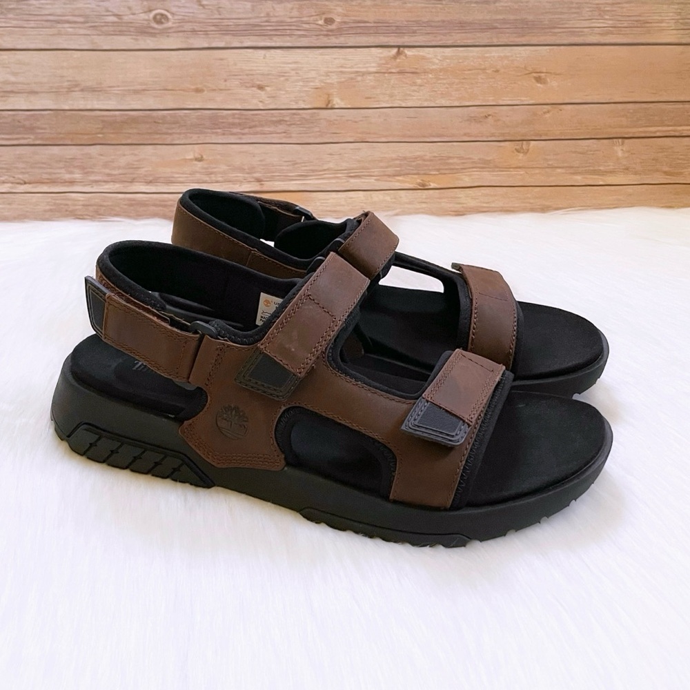 Timberland Men’s Anchor Watch Back Strap Brown Sandals